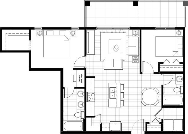 Blueprint of the Desmond 2 Floorplan